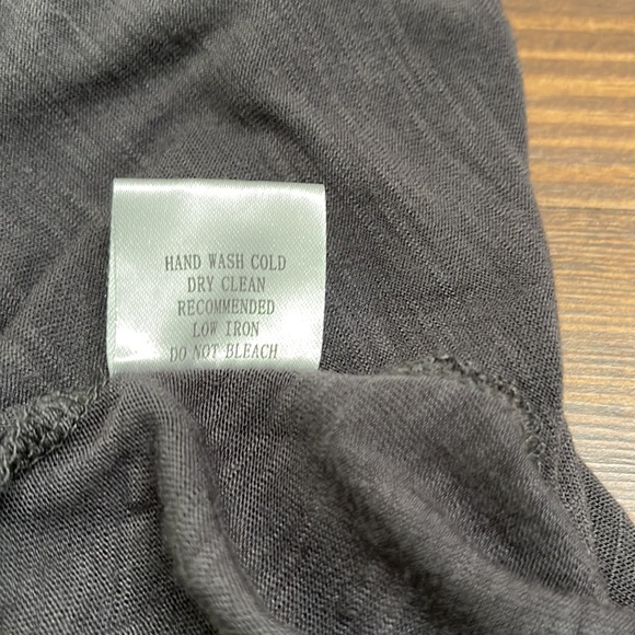 Comme Toi… shirt dress cover-up Dark Gray size Small - Picture 13 of 14